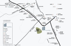 Godrej Palm Retreat Location Map