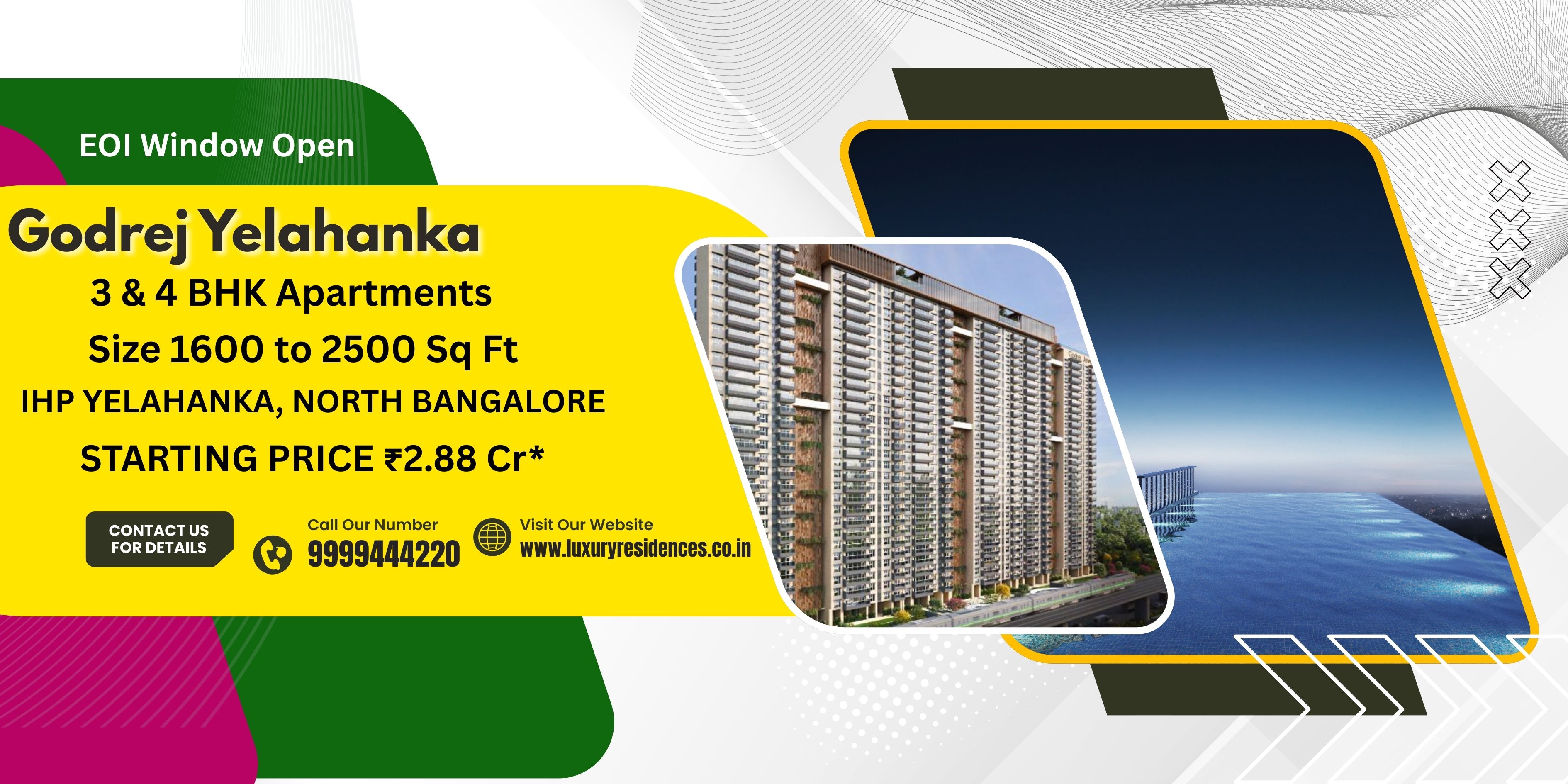 Godrej Yelahanka New Launch Price