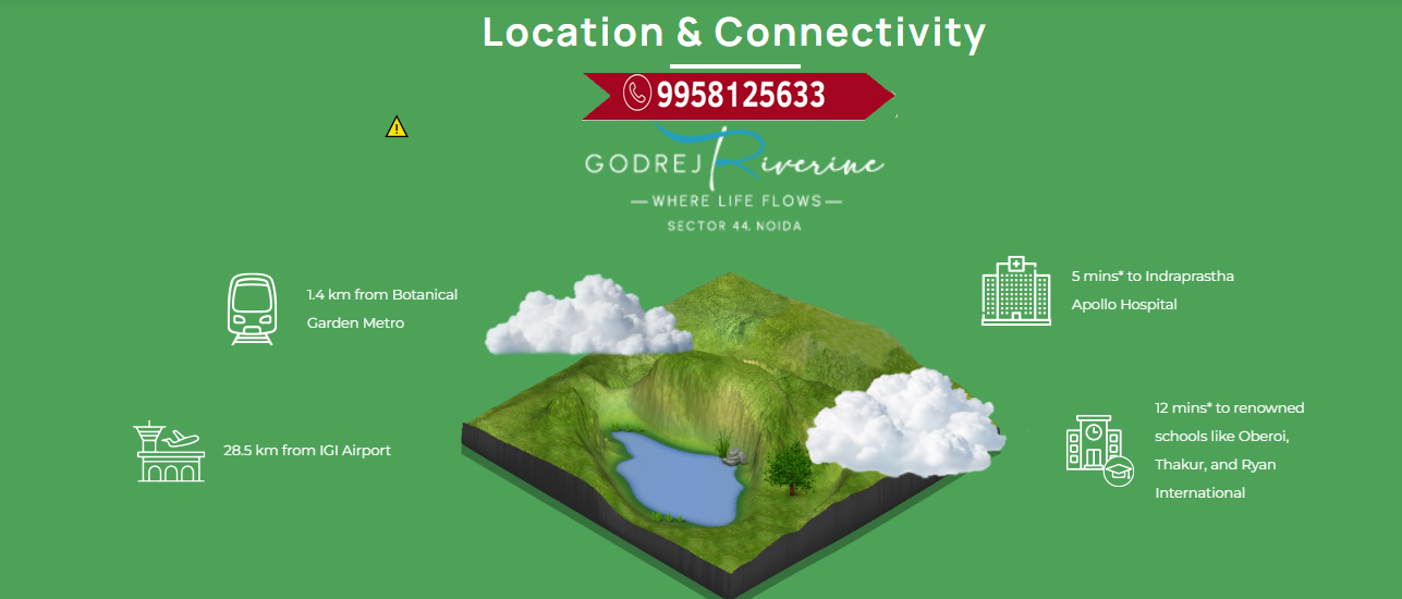 Godrej Riverine Location Map